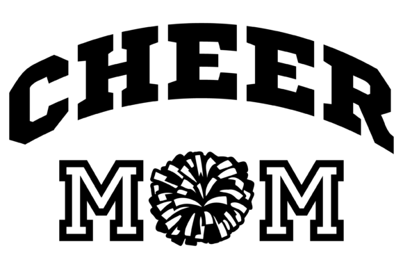 Cheer Mom Svg PNG: Graphics for Crafts Branding