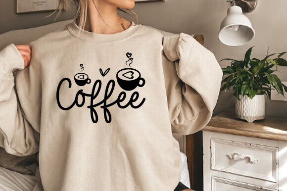 Coffee SVG Funny Caffeine Graphics for Local Crafts