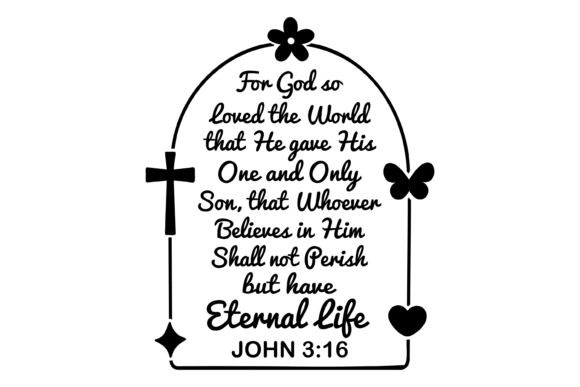 For God so Loved the World SVG PNG: Graphics & Crafts Review