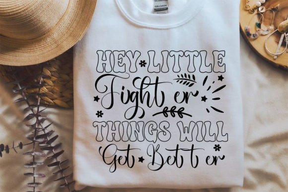 Hey Little Fighter Graphics for Empathetic Crafts Branding