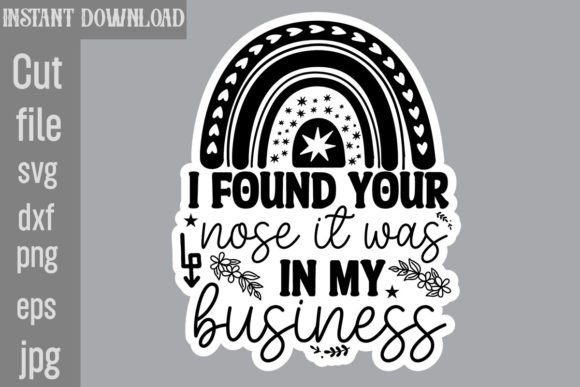 I Found Your Nose Graphics for Playful Crafts