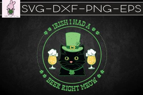Irish Cat Beer Mug Gift SVG Review