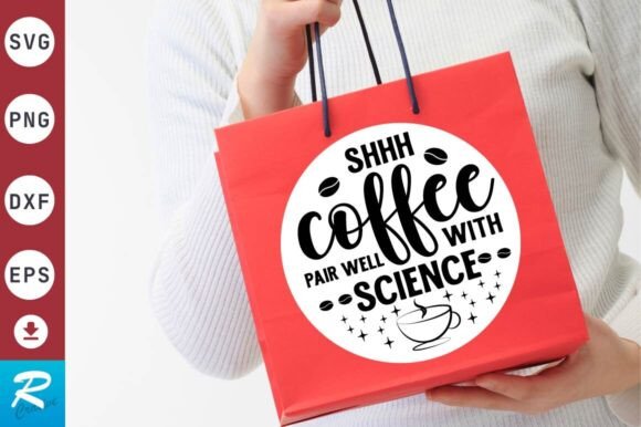 Shhh Coffee Pair Well SVG: Graphics for Crafts